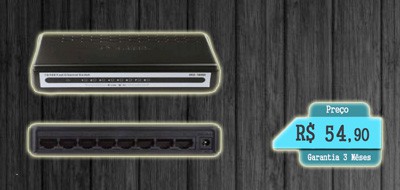D-Link SWITCH 08P 10/100 DES-1008A